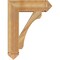 Ekena Millwork Legacy Arts & Crafts Rough Sawn Bracket, Western Red Cedar, 6"W x 24"D x 32"H BKT06X24X32LEC03RWR - alternate 4